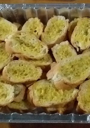 Una foto de Pan con ajo
