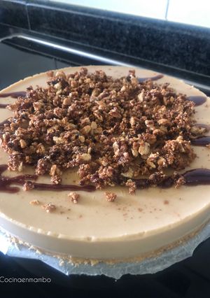Una foto de Tarta de galletas María (Mambo/Thermomix)