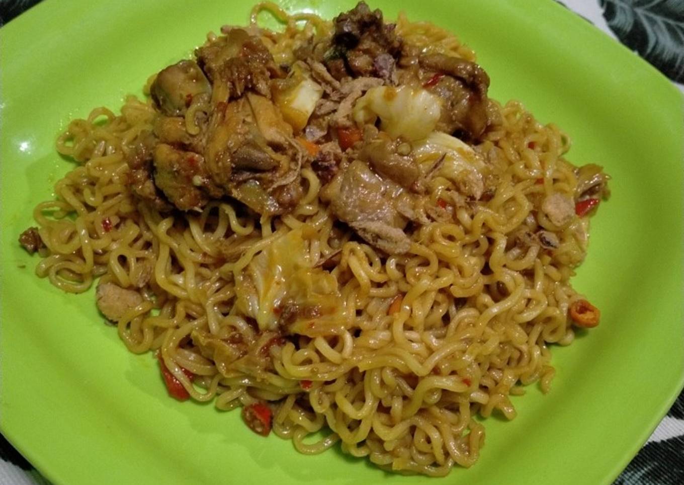 Mie Tengkleng Ayam Rica-rica