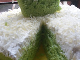 Bolu kukus pandan keju