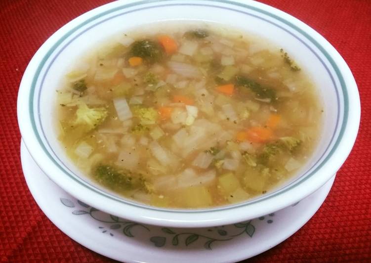 Step-by-Step Guide to Prepare Speedy Vegetable Soup