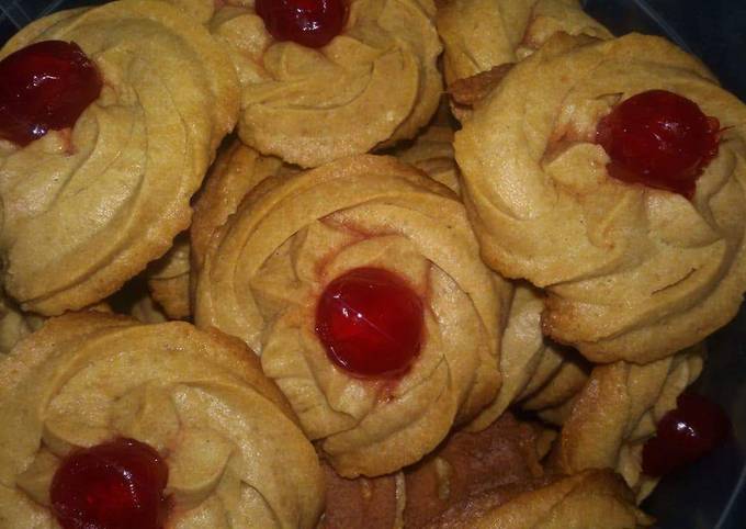 Recipe of Favorite Cherry Topped Cookies
