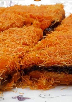 صورة لوصفة كنافه بالنوتيلا