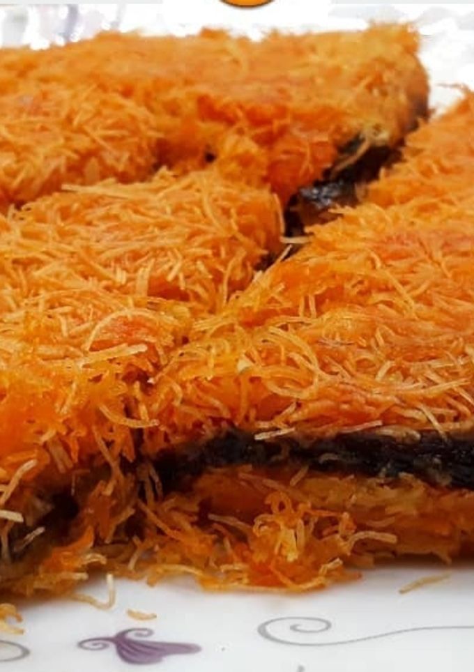 صورة لوصفة كنافه بالنوتيلا