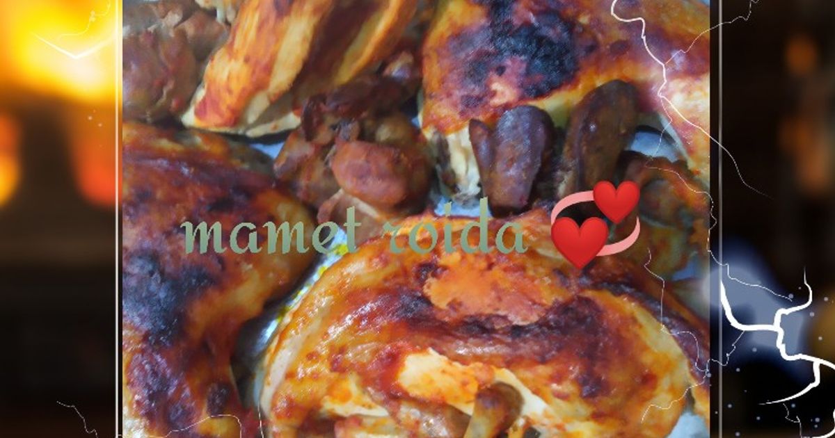 Maha Roida طريقة عمل صينيه فراخ مشويه في الفرن 😍😍 من 💕mamet Roida 💕 - كوكباد