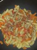 Fideos con verduras