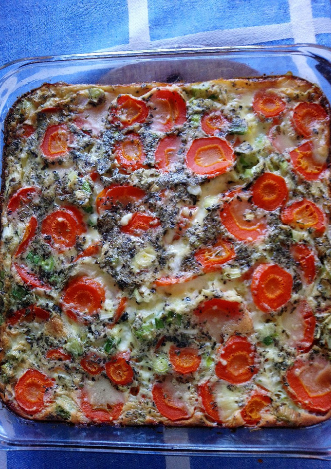Una foto de Tortilla de Zanahoria