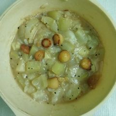 A picture of Lau ghonto (bottle gourd).