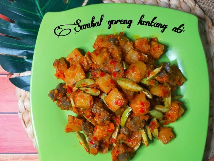 Cara Mudah Membuat Resep 26.Sambal goreng kentang ati yang Menggugah Selera Anti Ribet, Sempurna