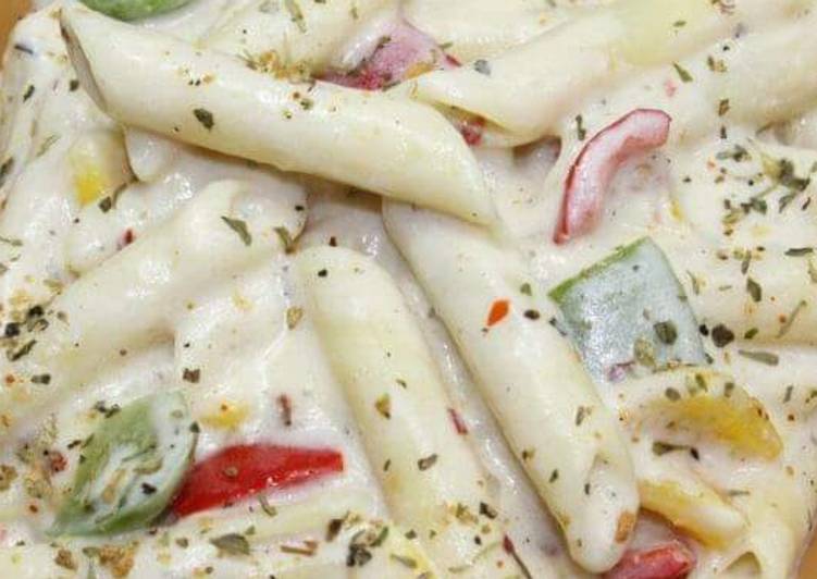 Easiest Way to Make Ultimate White Sauce Creamy Pasta