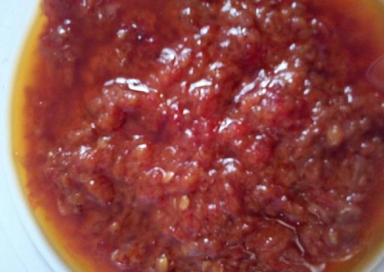 Cara Membuat Sambal goang Yang Enak