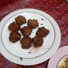 Chapli kabab A picture of Chapli kabab.