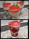 Trifle de frutilla en copas