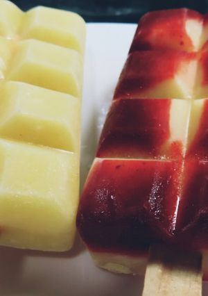 Una foto de Paletas heladas de guayaba y guayaba con chamoy