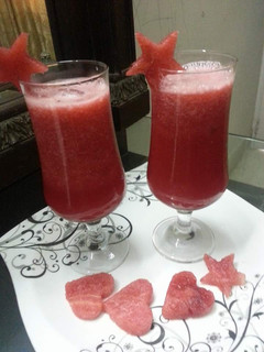 A picture of Watermelon mocktail.