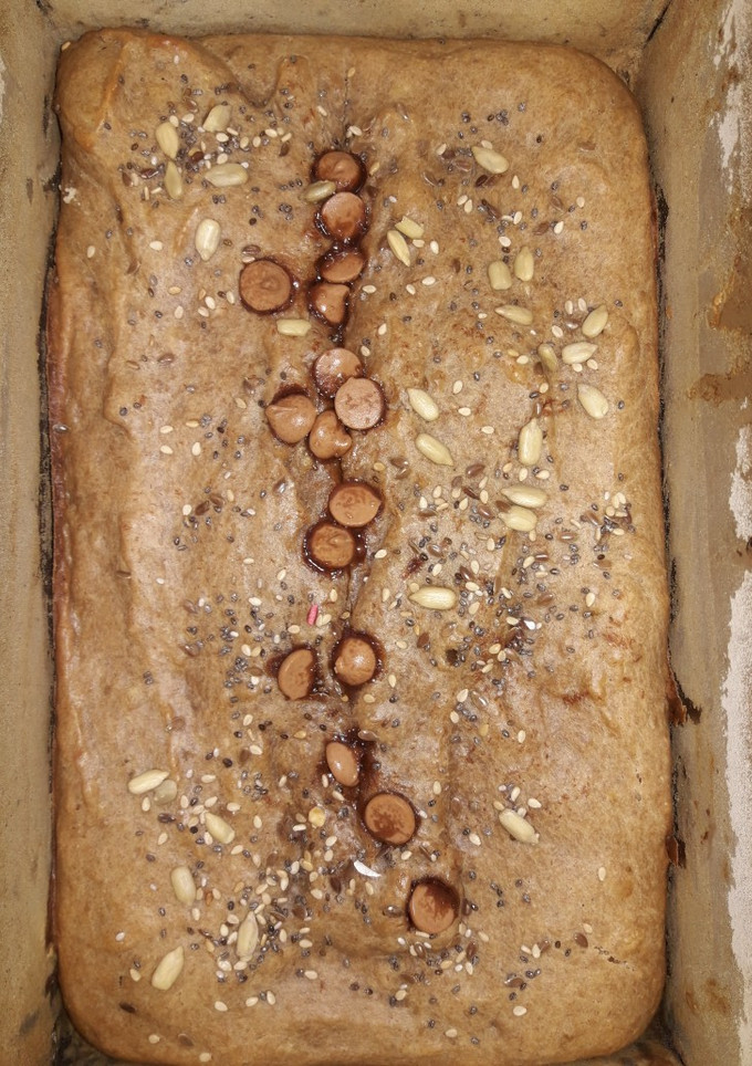 Una foto de Budín de banana saludable