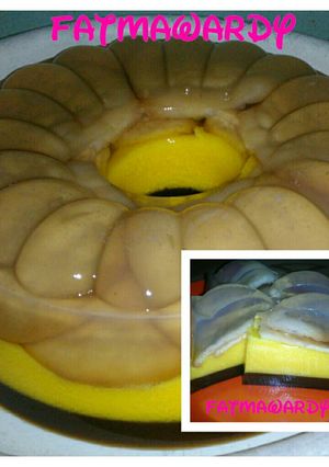 Foto resep Puding marie regal 3 lapis