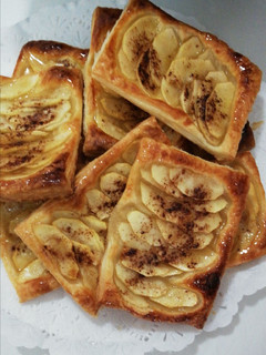Una foto de Hojaldres de manzana