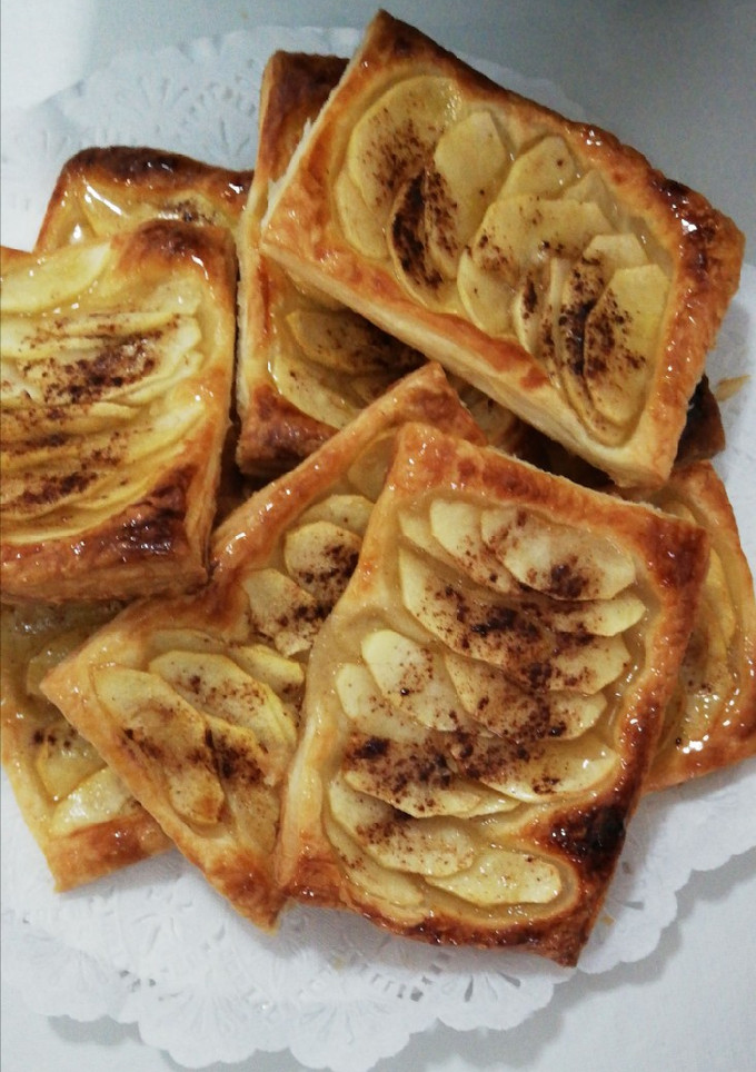 Una foto de Hojaldres de manzana