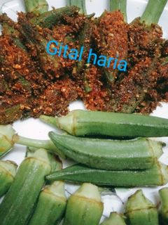 भरली भेंडी (bharli bhendi recipe in marathi) रेसिपी चे मुख्य फोटो