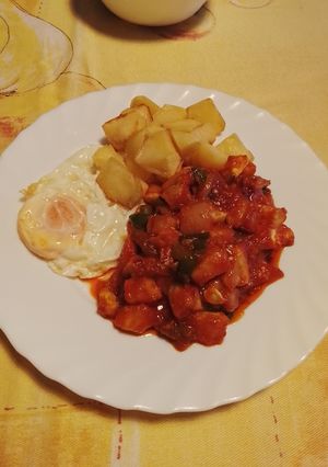 Una foto de Pisto de verduras