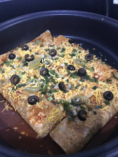 A picture of Enchiladas.