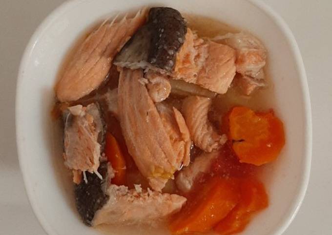 Resep Sup Tulang Salmon, Sempurna