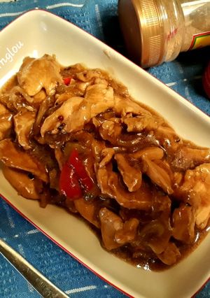 Foto resep Ayam saos lada hitam