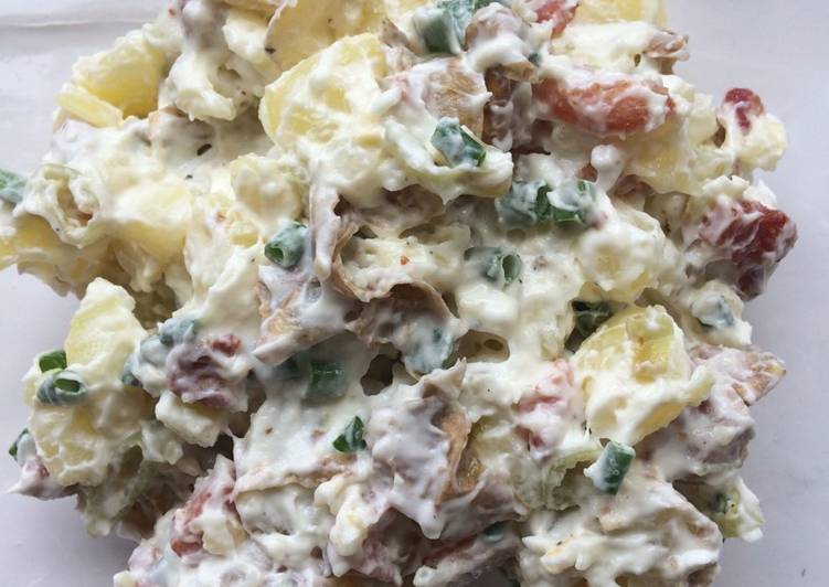 Steps to Prepare Speedy Loaded potato salad