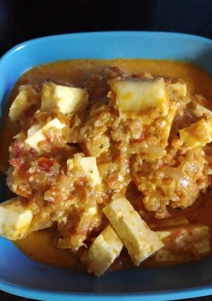 A picture of Gravy paneer.