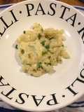 Pasta con chícharos