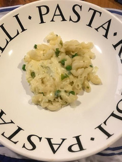 Una foto de Pasta con chícharos