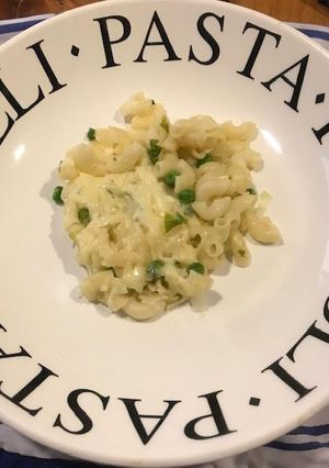 Una foto de Pasta con chícharos