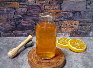 Foto resep Simple Syirup (Honey Lime)