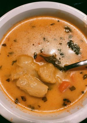 Karfiolleves recept fotója
