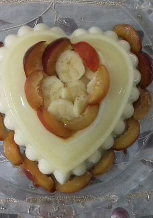 عکسی از دستور دسر شیرعسلی