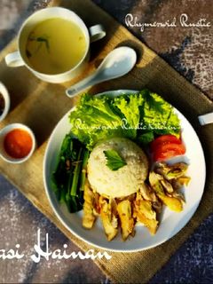 Foto resep Nasi Hainan (Singapore Hainanese Chicken Rice)