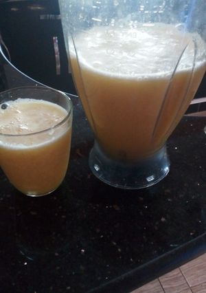 صورة لوصفة عصير الموز والبرتقال