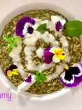 Risotto alle ortiche e spuma di burrata