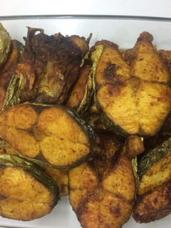 عکسی از دستور ماهی سرخ کرده