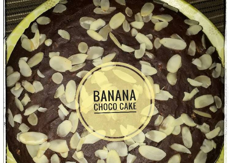 Resep: Eggless Banana choco cake Wajib Dicoba