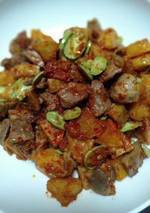 Foto resep Sambel goreng kentang ati ampela