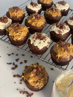 Φωτογραφία της συνταγής Muffins σοκολάτας με γέμιση αλείμματος της αρεσκείας σας
