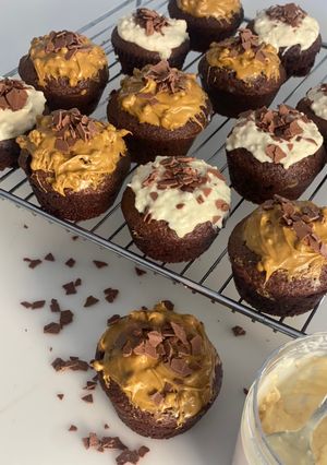 Φωτογραφία της συνταγής Muffins σοκολάτας με γέμιση αλείμματος της αρεσκείας σας