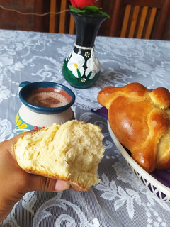 Una foto de Pan de muerto