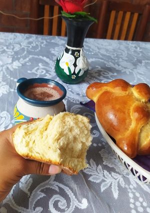 Una foto de Pan de muerto