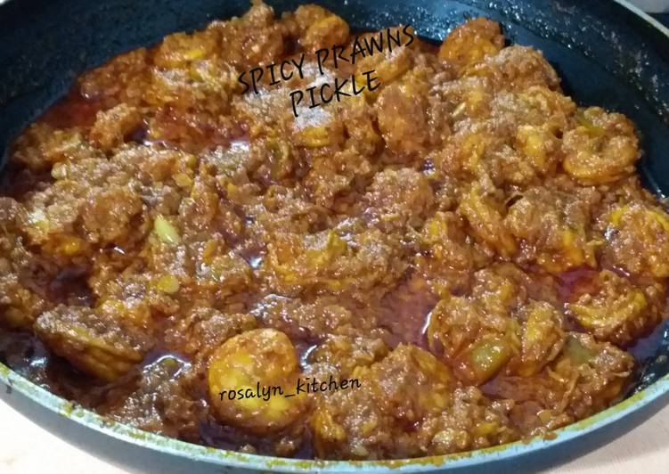 Recipe of Homemade Spicy Prawns Pickle