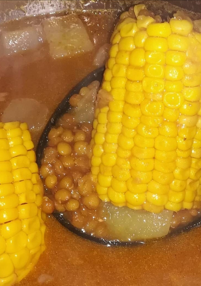 Una foto de Potaje de lentejas (estilo Canario)
