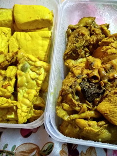 Foto resep Tahu, Tempe, Ayam Ungkep Bumbu Kuning