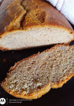 Una foto de Budín de harina integral con Banana y Miel..!